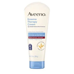 Aveeno Eczema Therapy Daily Soothing Eczema Relief Steroid-Free Body Cream Fragrance-Free - 7.3oz