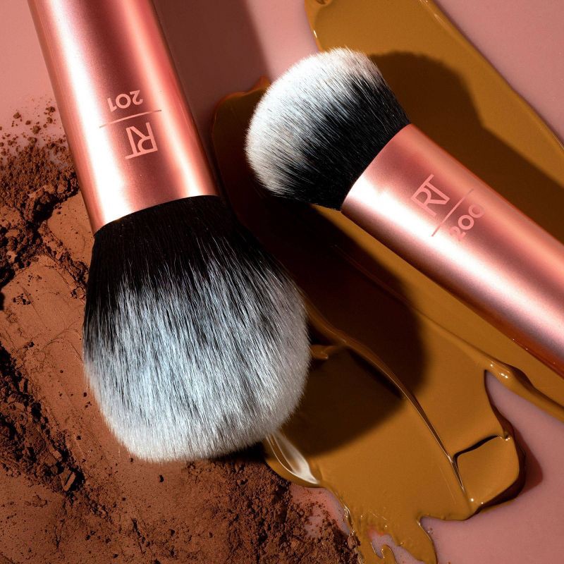 slide 4 of 5, Real Techniques Ultra Plush Powder Makeup Brush, 1 ct