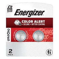 Energizer 2025 Batteries 2pk - Lithium Coin Battery: 3V Silver Power
