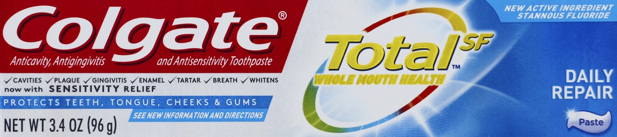 slide 2 of 6, Colgate Total Toothpaste, Daily Repair - Paste, 3.4 oz