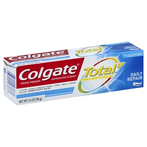 slide 1 of 6, Colgate Total Toothpaste, Daily Repair - Paste, 3.4 oz