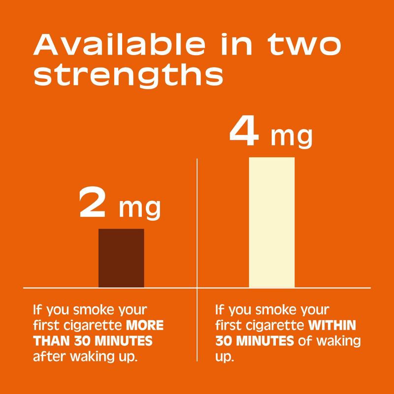 slide 7 of 8, Nicorette 2mg Stop Smoking Aid Nicotine Gum - Fruit Chill - 160ct, 160 ct; 2 mg