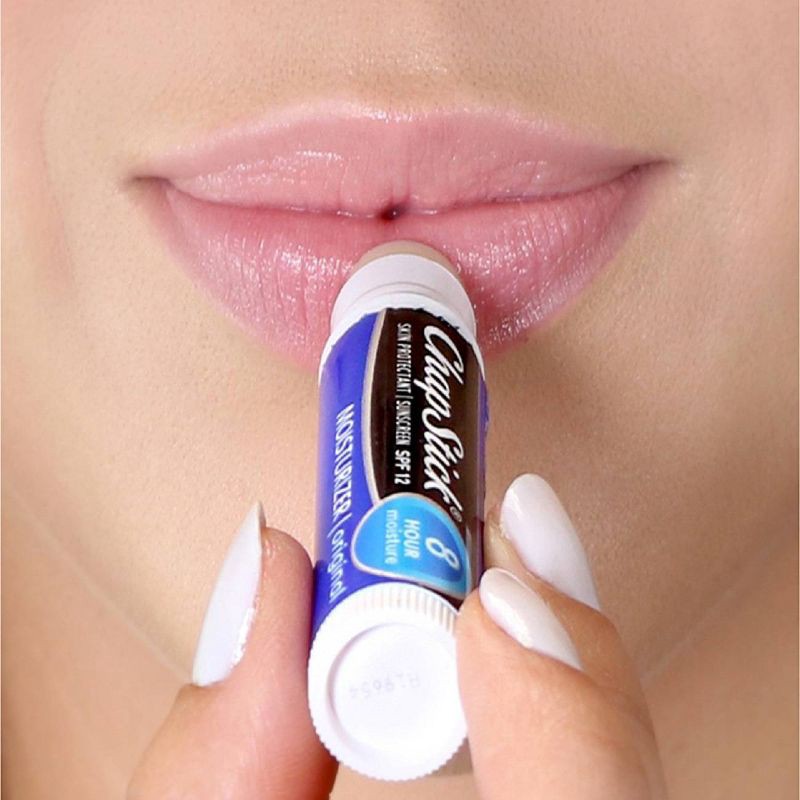 slide 4 of 5, Chapstick Moisturizing Lip Balm - Original with SPF 12 - 3ct/0.45oz, 12 x 3 ct, 0.45 oz