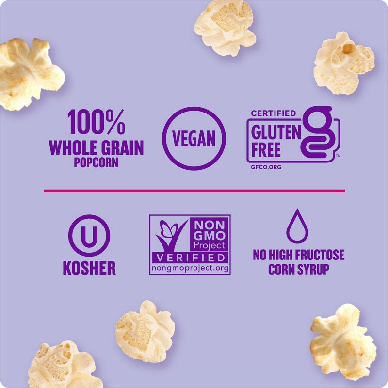 slide 3 of 6, Angie's Boomchickapop Sweet & Salty Kettle Corn Popcorn Multipack - 1oz/6ct, 1 oz, 6 ct