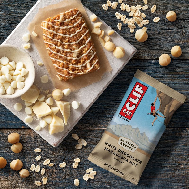 slide 6 of 6, CLIF Bar White Chocolate Macadamia Nut Energy Bars - 12ct, 12 ct