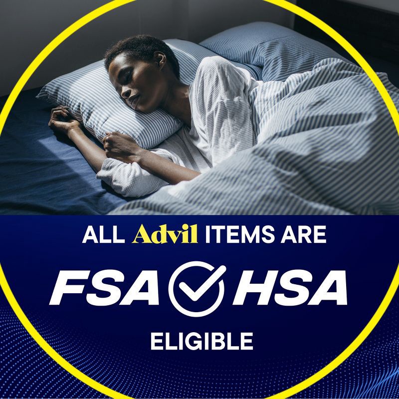 slide 5 of 14, Advil PM Pain Reliever/Nighttime Sleep Aid Caplets - Ibuprofen (NSAID) - 120ct, 120 ct