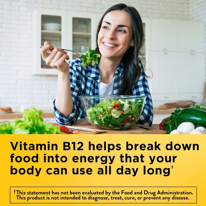 slide 4 of 9, Nature Made Vitamin B12 (1000 mcg), Energy Metabolism Support Softgels - 150ct, 150 ct