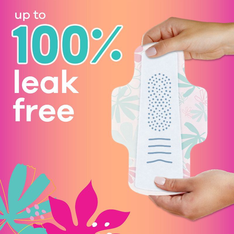 slide 4 of 11, Always Radiant FlexFoam Teen Pads Regular Absorbency with Wings - Unscented - 28ct, 28 ct