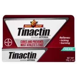 Tinactin Antifungal Cream Tolnaftate Athlete's Foot Treatment - 1oz