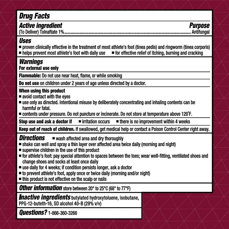 slide 7 of 8, Tinactin Antifungal Spray Liquid Tolnaftate Athlete's Foot Treatment - 5.3oz, 5.3 oz