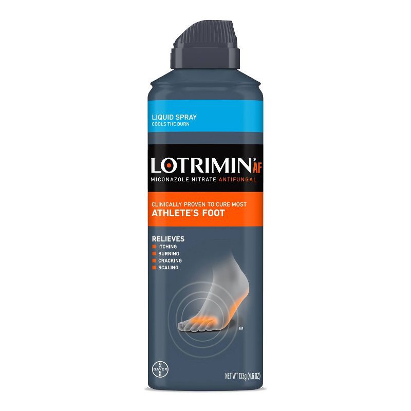 slide 1 of 7, Lotrimin Antifungal Athlete's Foot Liquid Spray with 2% Miconazole Nitrate - 4.6oz, 4.6 oz