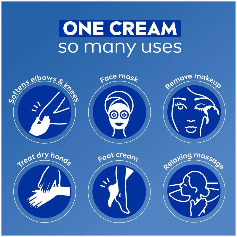 slide 10 of 19, Nivea Creme Moisturizing Body, Hand and Face Cream Fresh - 1oz, 1 oz