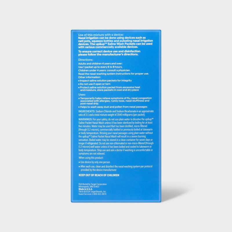 slide 3 of 4, Saline Packets - 100ct - up&up™, 100 ct