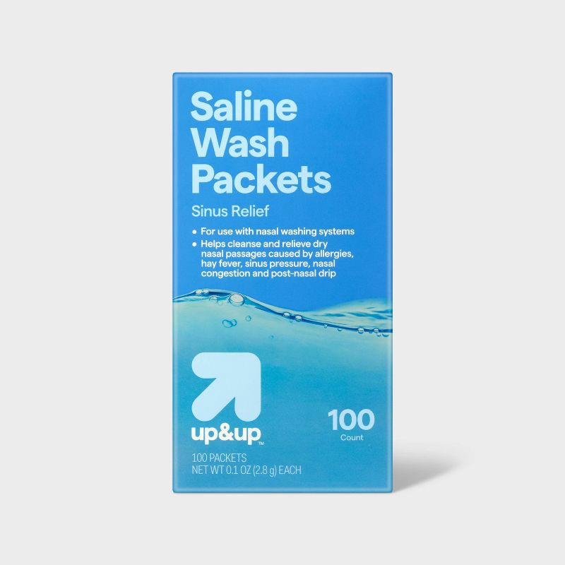 slide 1 of 4, Saline Packets - 100ct - up&up™, 100 ct
