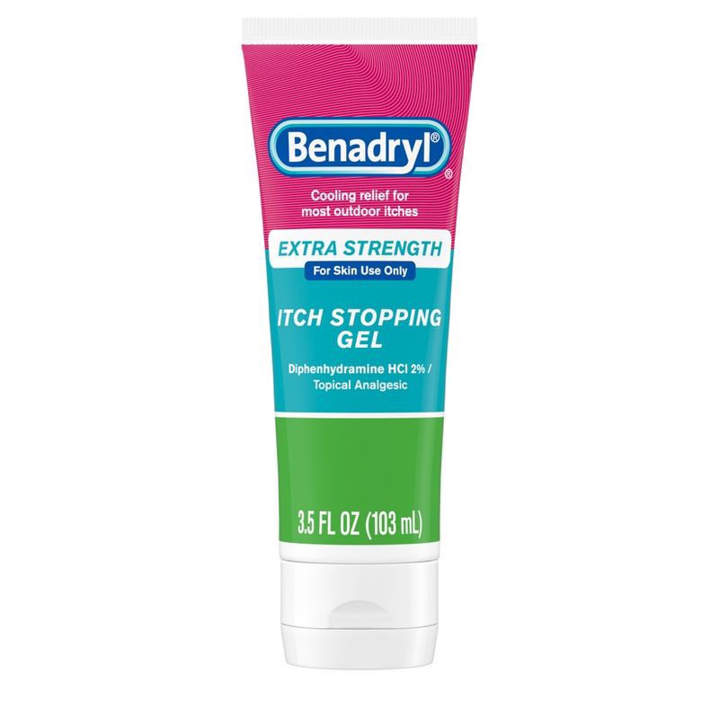 slide 1 of 6, Benadryl Extra Strength Anti-Itch Topical Analgesic Gel - 3.5 fl oz, 3.5 fl oz