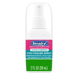 Benadryl Extra Strength Anti-Itch Cooling Spray - Travel Size - 2 fl oz