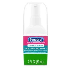 Benadryl Extra Strength Anti-Itch Cooling Spray - Travel Size - 2 fl oz