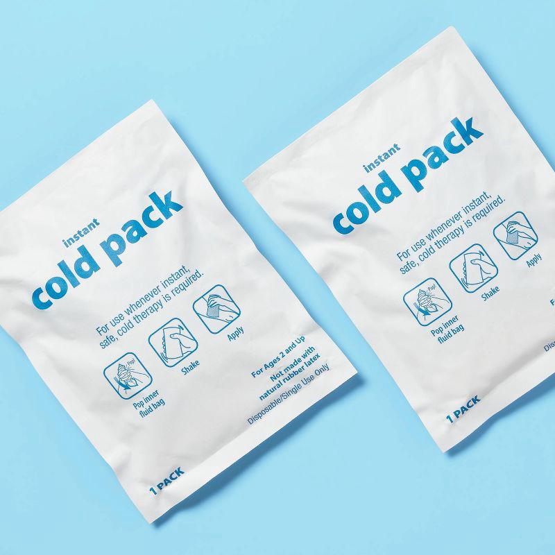 slide 2 of 3, Instant Cold Pack - 2pk - up&up™, 2 ct