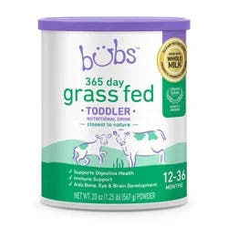 BUBS Grass Fed Toddler Nutritional Drink (12-36 Months)