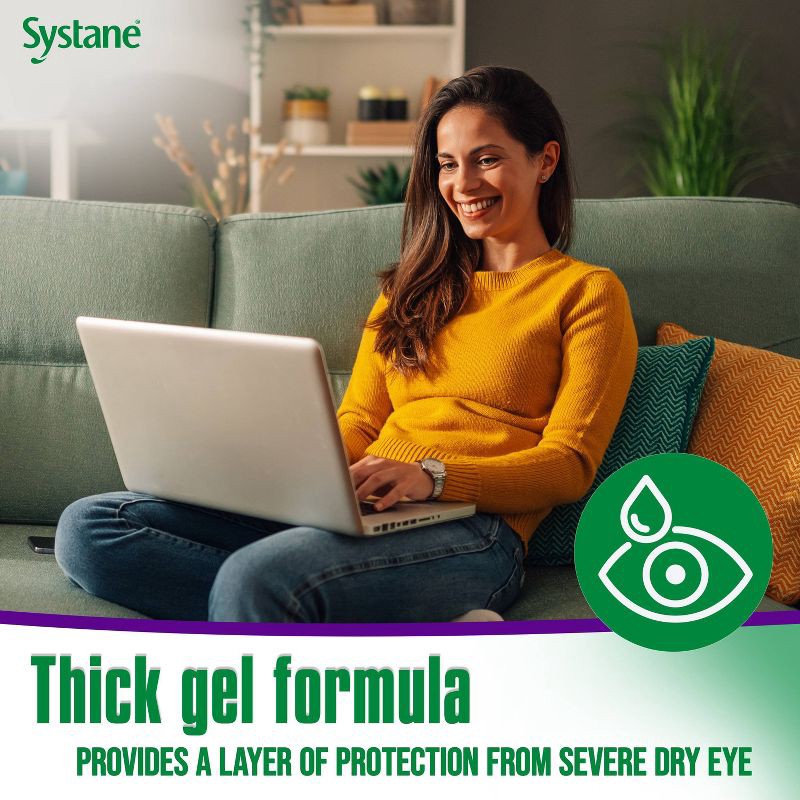 slide 3 of 8, Systane Gel Drops Lubricant Eye Gel - 0.33 fl oz, 0.33 fl oz