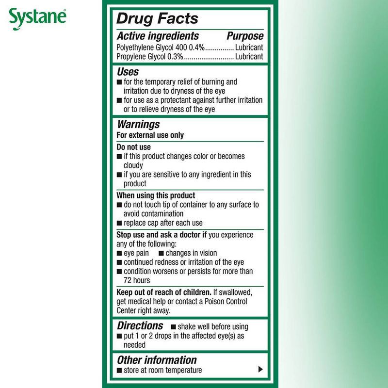 slide 8 of 8, Systane Gel Drops Lubricant Eye Gel - 0.33 fl oz, 0.33 fl oz