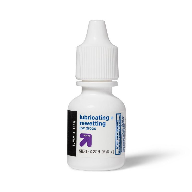 slide 7 of 7, Lubricating and Rewetting Eye Drops .27oz - up&up™, .27 oz