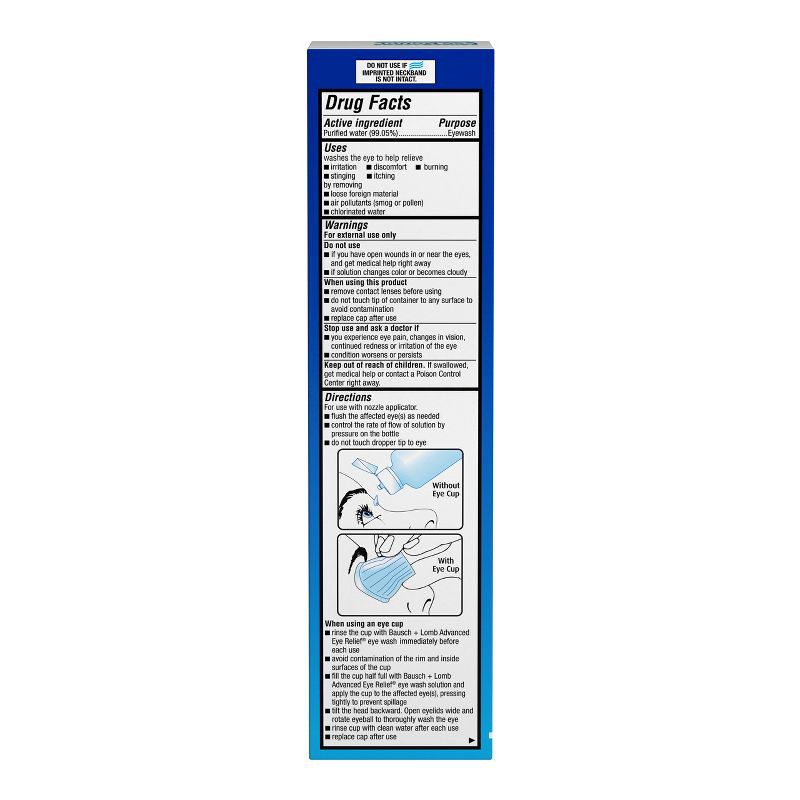 slide 2 of 7, Bausch + Lomb Advanced Eye Relief - Eye Wash - 4 fl oz, 4 fl oz
