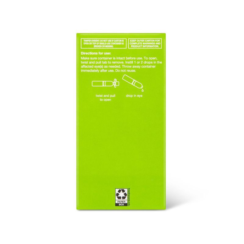 slide 8 of 9, Lubricant Single Use Eye Drops - 1.44 fl oz/70ct - up&up™, 1.44 fl oz, 70 ct