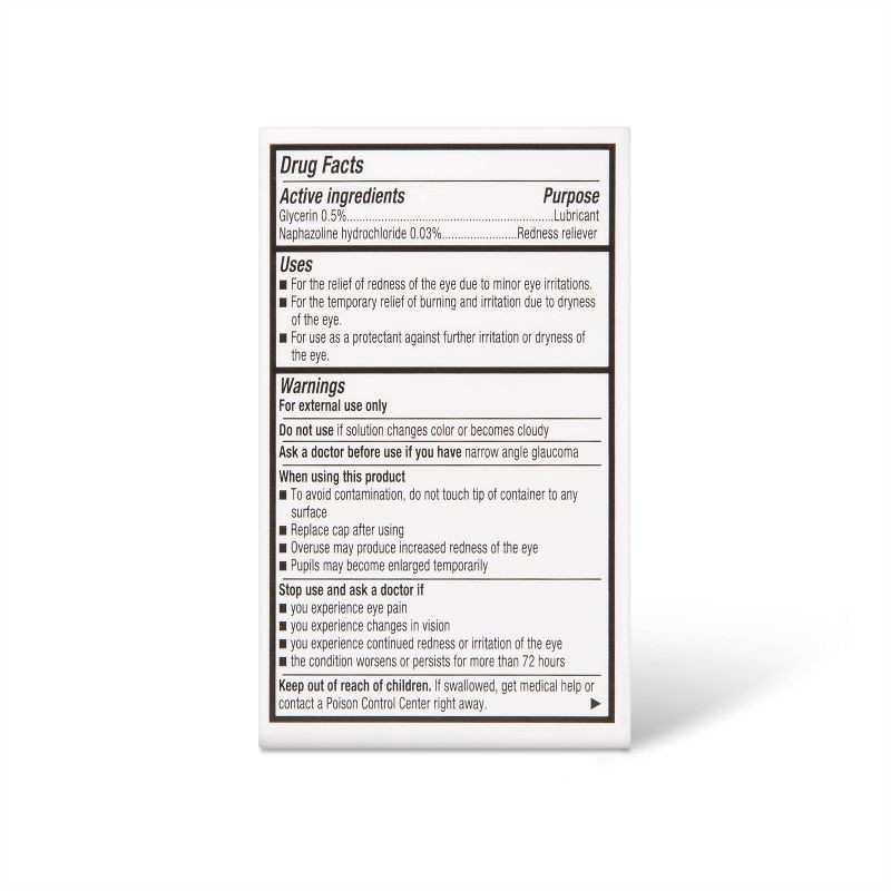 slide 2 of 4, Red Eye Max Relief Drops - 0.5 fl oz - up & up, 0.5 fl oz