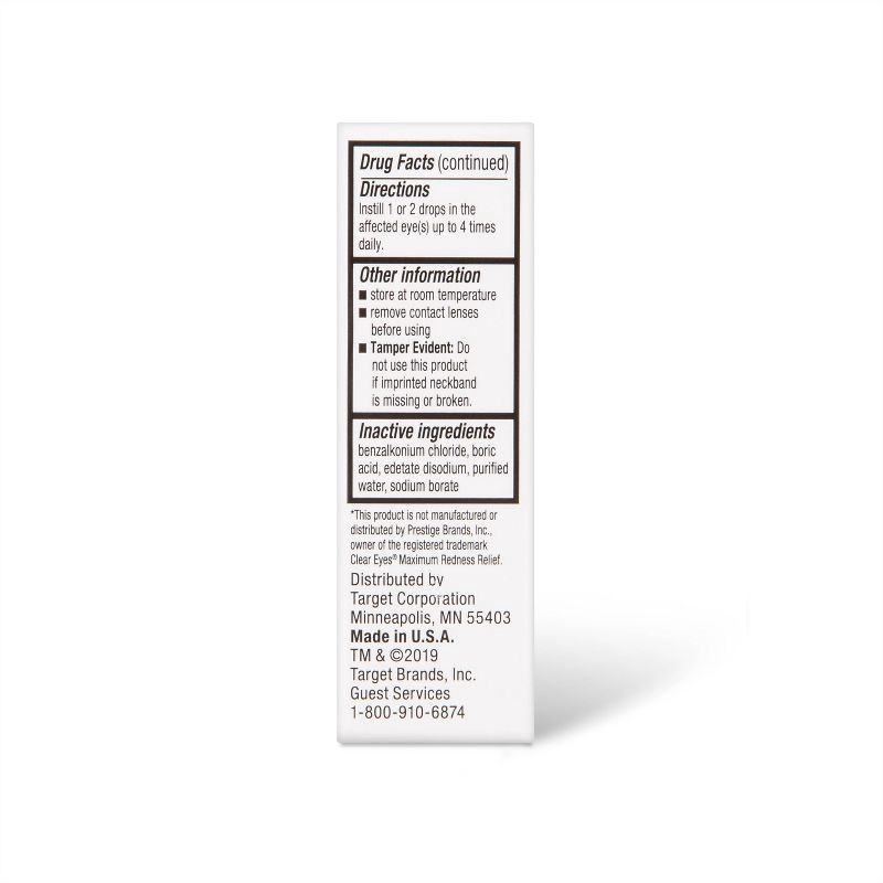 slide 4 of 4, Red Eye Max Relief Drops - 0.5 fl oz - up & up, 0.5 fl oz