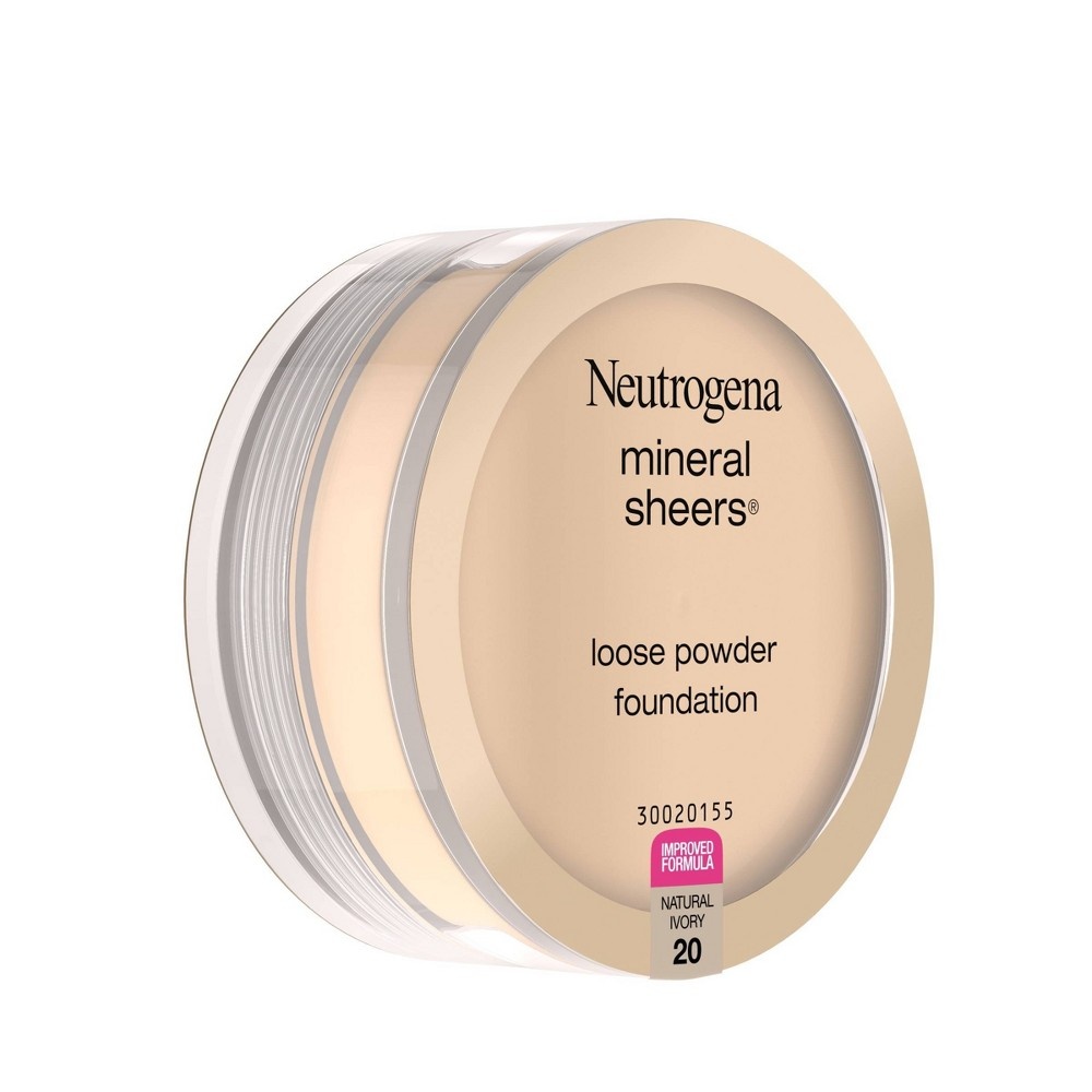 slide 5 of 6, Neutrogena Mineral Sheers Loose Powder - 20 Natural Ivory - 0.19oz, 0.19 oz