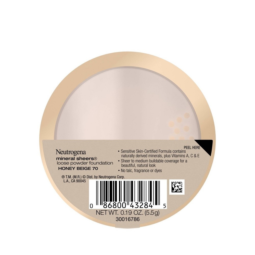 slide 6 of 6, Neutrogena Mineral Sheers Loose Powder - 10 Classic Ivory - 0.19oz, 0.19 oz