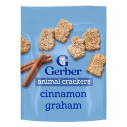 Gerber Toddler Snacks Cinnamon Graham Baby Animal Crackers - 6oz​