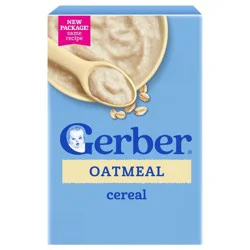 Gerber Non-GMO Baby Food Stage 1 Single Grain Baby Oatmeal Cereal - 8oz: Kosher, Cholesterol Free, Whole Grain