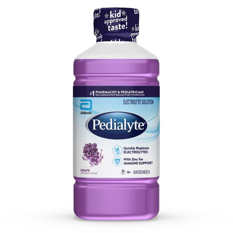 slide 1 of 8, Pedialyte Oral Electrolyte Solution - Grape - 33.8 fl oz, 33.8 fl oz