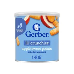 Gerber Baby Food Apple Sweet Potato Crunchies Baby Snack - 1.48oz