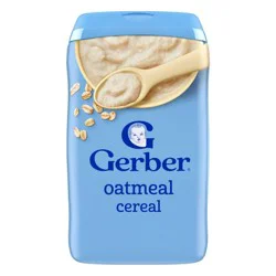 Gerber Non-GMO Baby Food Stage 1 Single Grain Oatmeal Baby Cereal - 16oz