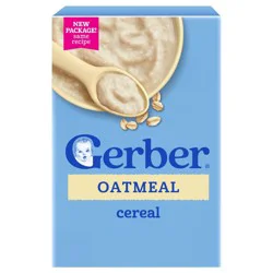 Gerber Non-GMO Baby Food Stage 1 Single Grain Oatmeal Baby Cereal - 16oz: Kosher, Cholesterol Free, Fat Free