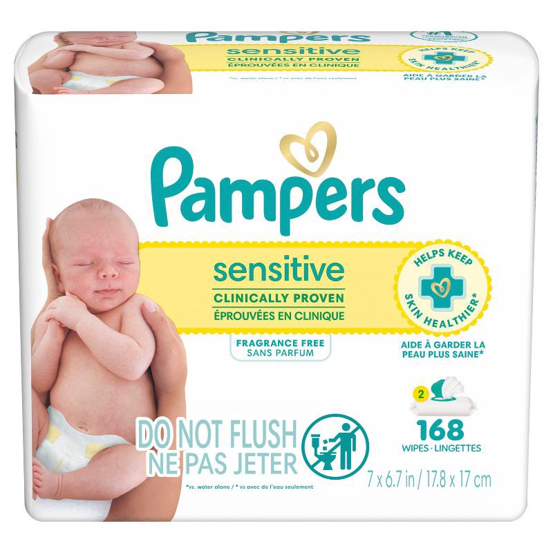 slide 16 of 16, Pampers Sensitive Baby Wipes - 168ct, 168 ct