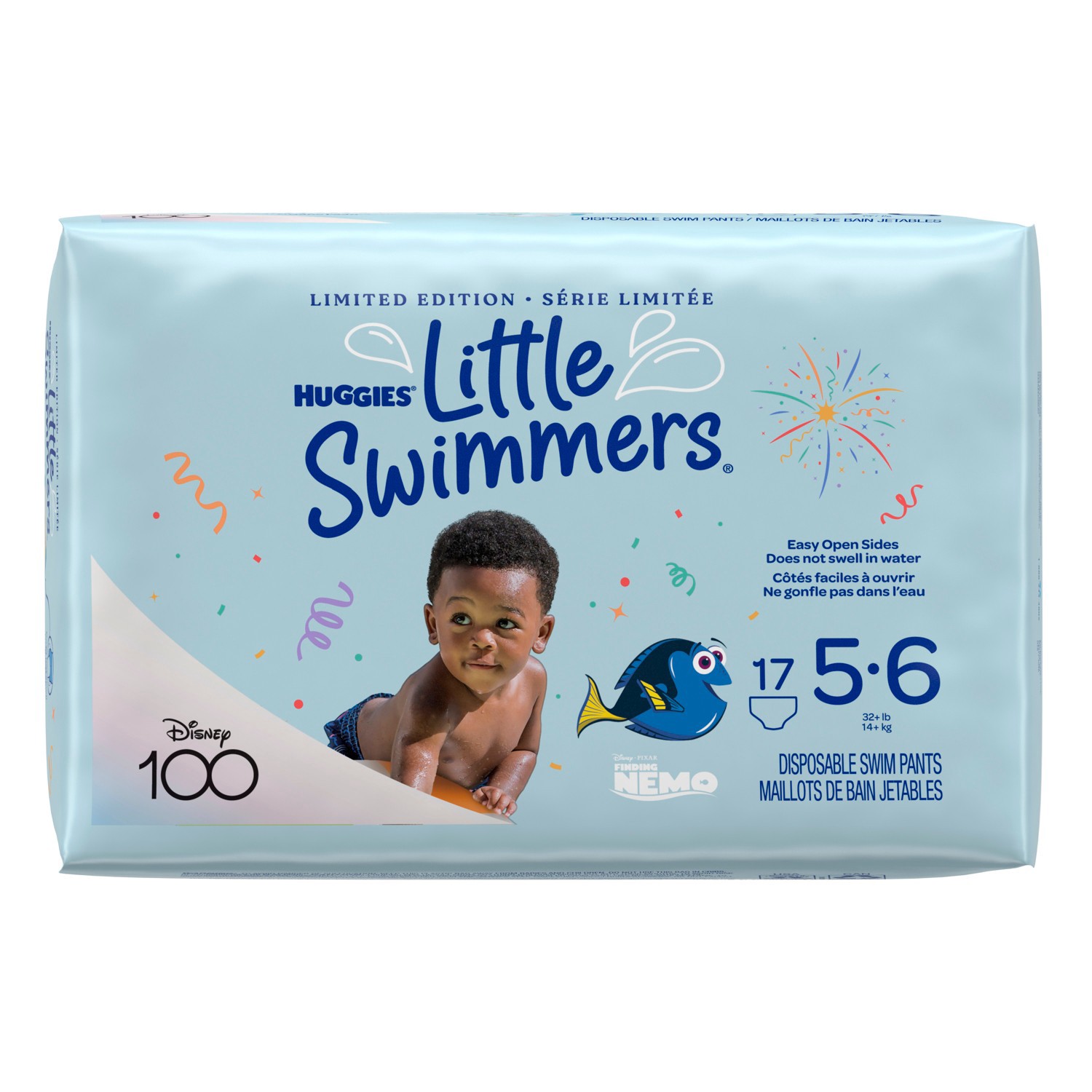 slide 7 of 13, Huggies Little Swimmers Baby Swim Disposable Diapers Size 5-6 - L - 17ct, 17 ct