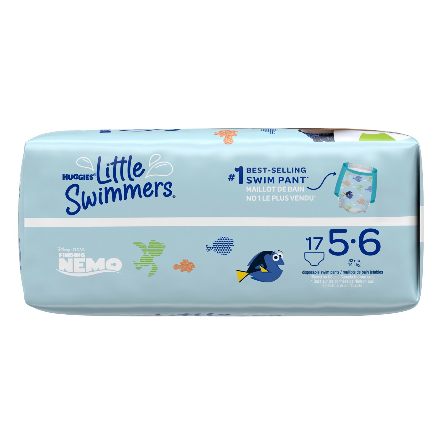 slide 8 of 13, Huggies Little Swimmers Baby Swim Disposable Diapers Size 5-6 - L - 17ct, 17 ct