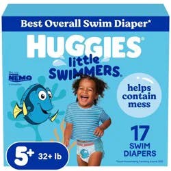 Huggies Little Swimmers Disposable Swim Diapers - Size 5-6 (Large) - 17ct