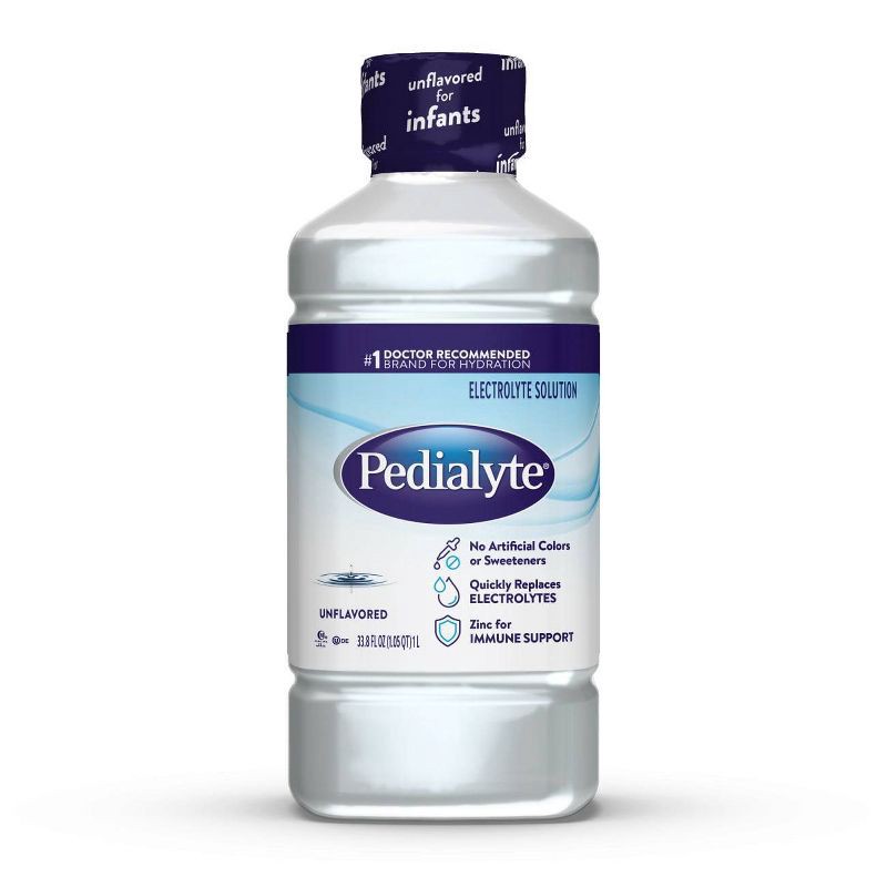 slide 1 of 8, Pedialyte Electrolyte Solution Hydration Drink - Unflavored - 33.8 fl oz, 33.8 fl oz