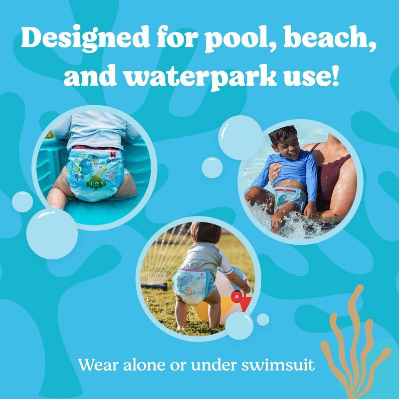 slide 12 of 12, Huggies Little Swimmers Disposable Swim Diapers - Size 4 (Medium) - 18ct, 18 ct