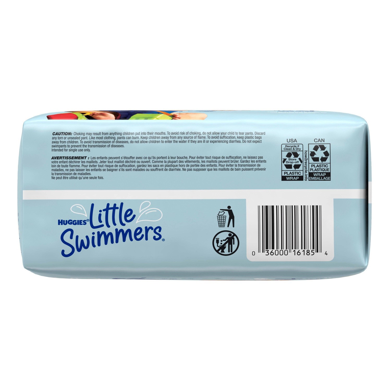 slide 2 of 12, Huggies Little Swimmers Baby Swim Disposable Diapers Size 4 - M - 18ct, 18 ct