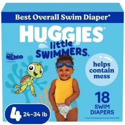 Huggies Little Swimmers Disposable Swim Diapers - Size 4 (Medium) - 18ct