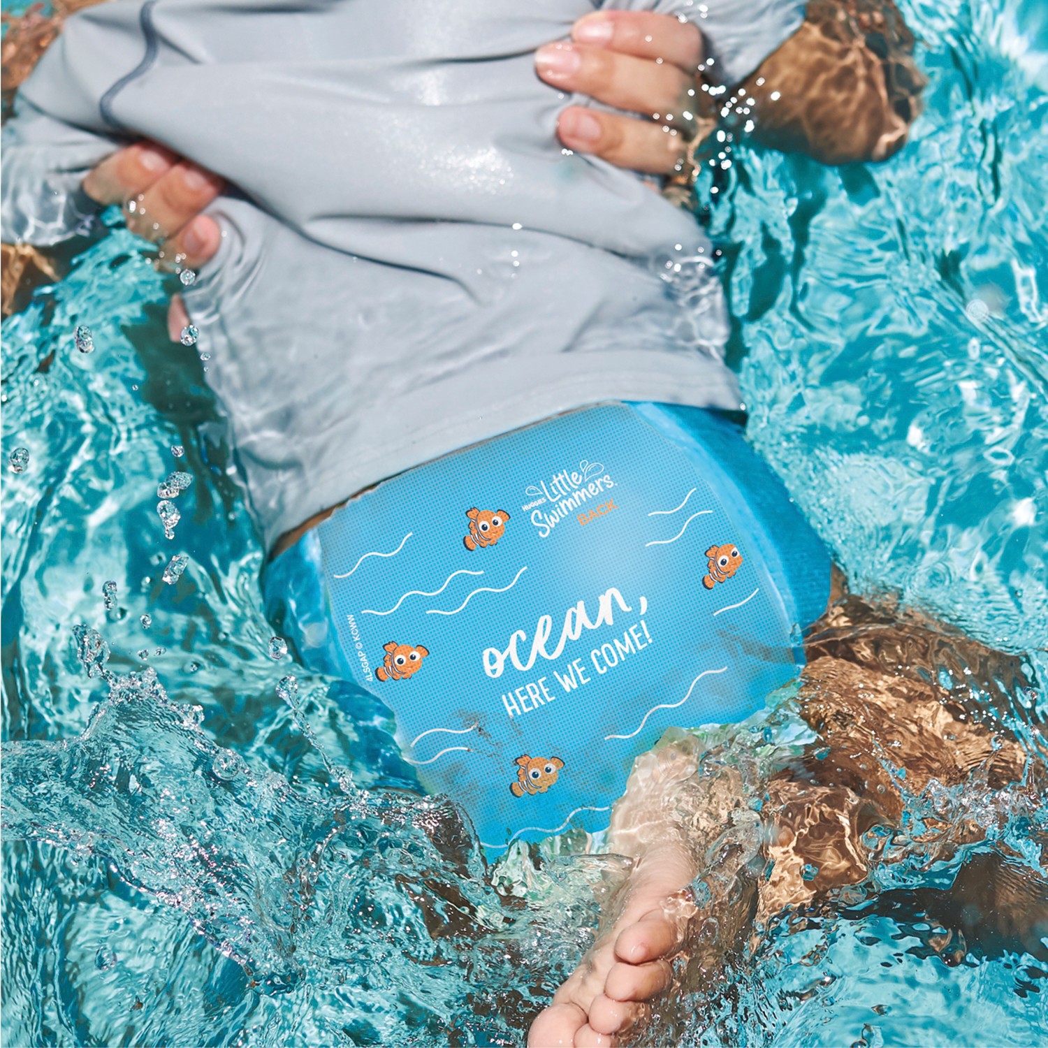 slide 3 of 12, Finding Nemo Huggies Little Swimmers Baby Swim Disposable Diapers Size 3 - S - 20ct, 20 ct