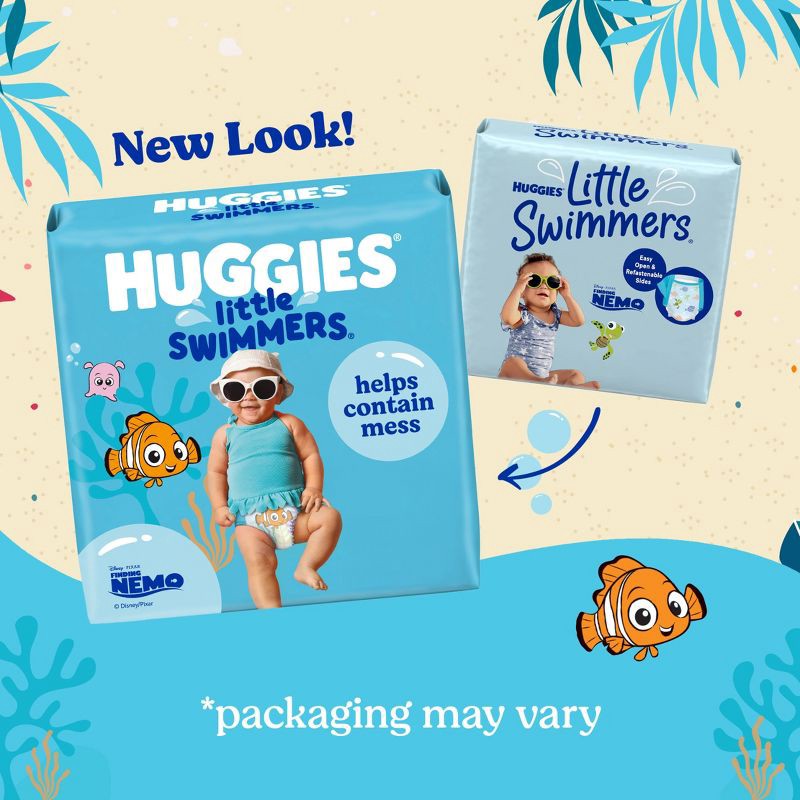 slide 3 of 12, Huggies Little Swimmers Disposable Swim Diapers - Size 3 (Small) - 20ct, 20 ct