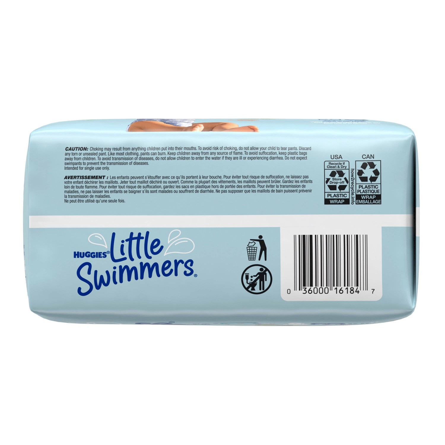 slide 9 of 12, Finding Nemo Huggies Little Swimmers Baby Swim Disposable Diapers Size 3 - S - 20ct, 20 ct