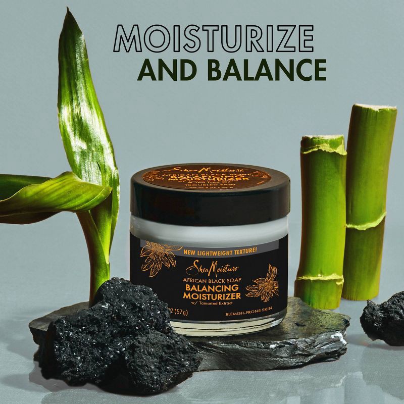 slide 3 of 9, SheaMoisture African Black Soap Balancing Moisturizer - 2 oz, 2 oz